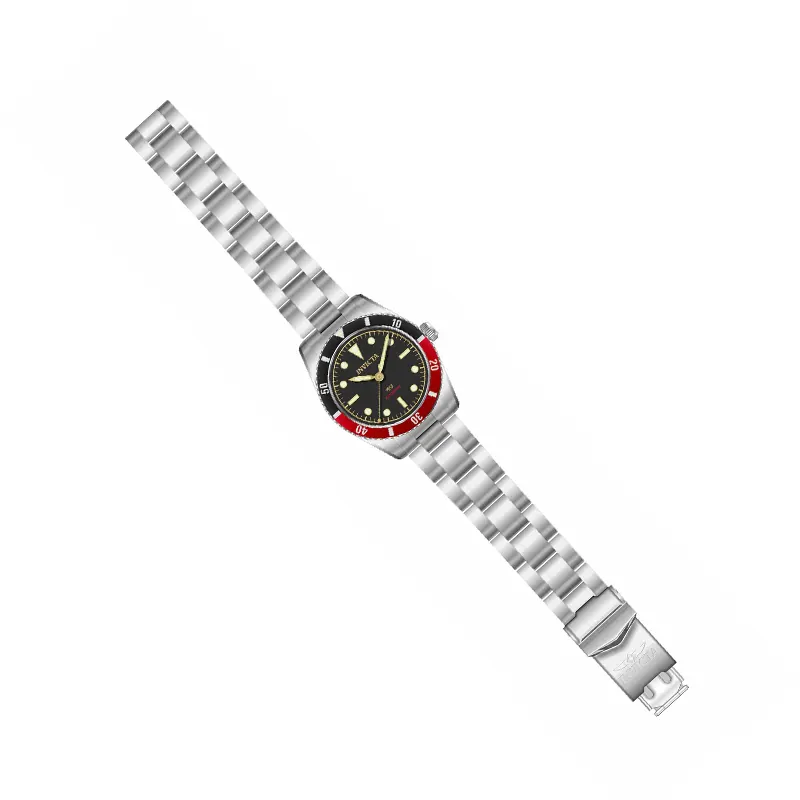 Invicta Pro Diver Pepsi Bezel Black Dial Automatic Men's Watch- 34334